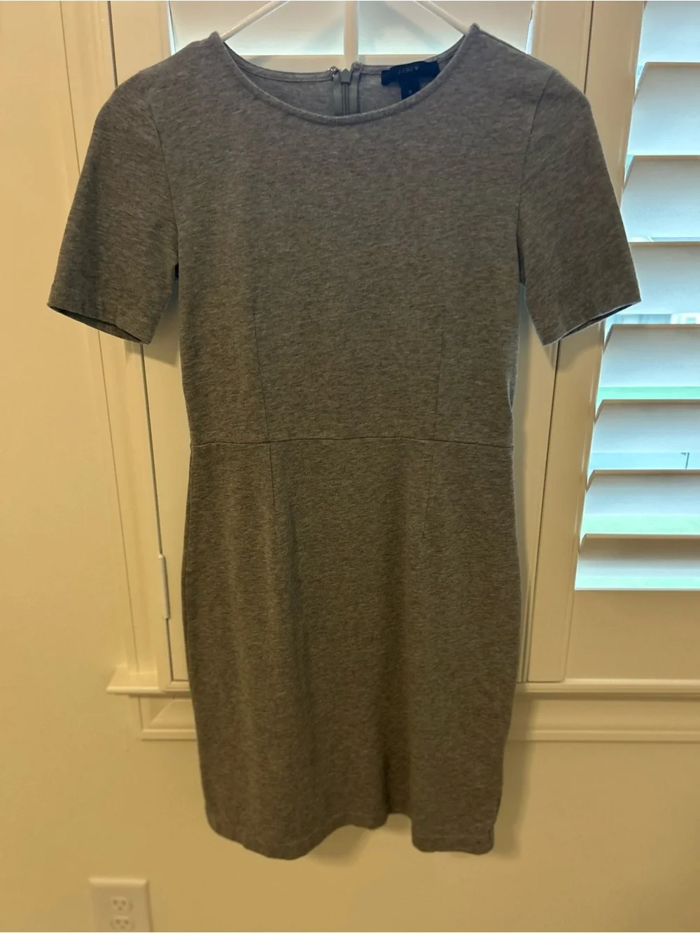 Jcrew gray cotton dress